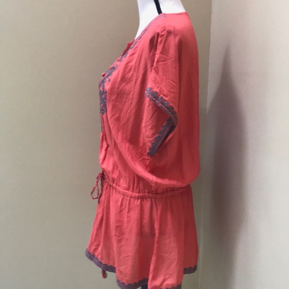 NWT Ya Los Angeles Boho Embellished Top - Picture 7 of 8